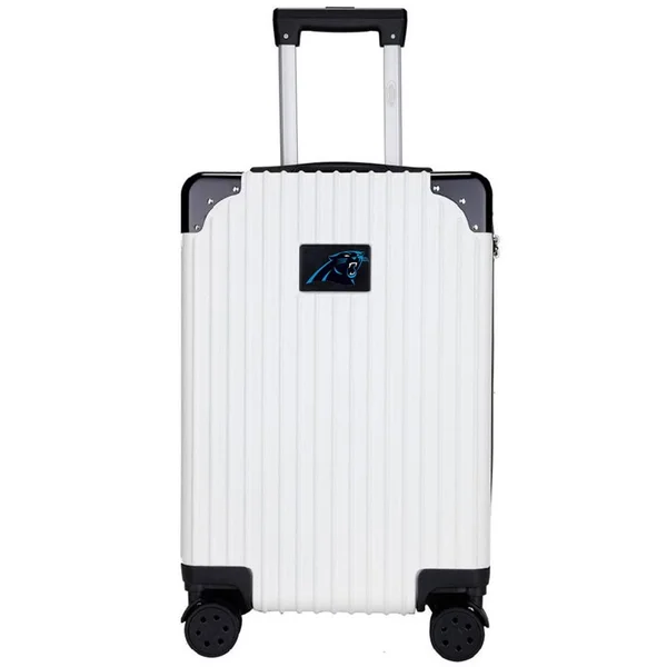 Mojo Carolina Panthers Premium 2-Toned 21 in. Carry-On Hardcase in White