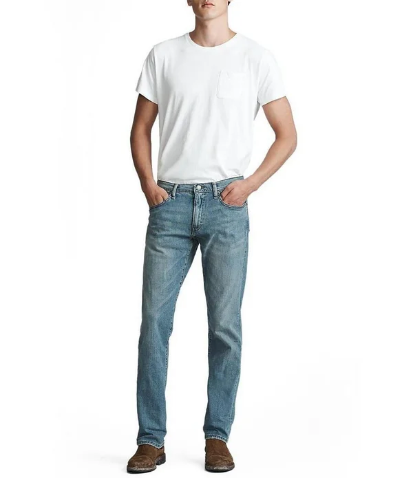 Polo Ralph Lauren Hampton Relaxed Straight-Fit Stretch Denim Jeans - Mens, 42 30, Rockford