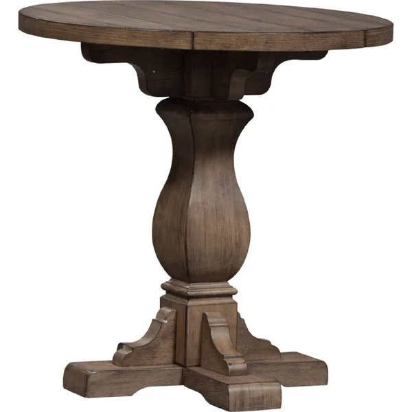 Liberty Furniture Industries Harvest Home Drop Leaf End Table - Brown