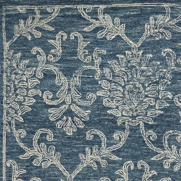Kas Sasha 6631 Denim Damascus Rug - 3 ft 3 in x 5 ft 3 in