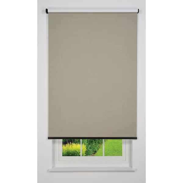 Linen Avenue Cordless Blackout Roller Shade, Taupe 20 W x 78 H