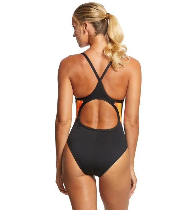 TYR Women's Phoenix Splice Diamondfit Swimsuit DPX7A Orange 38