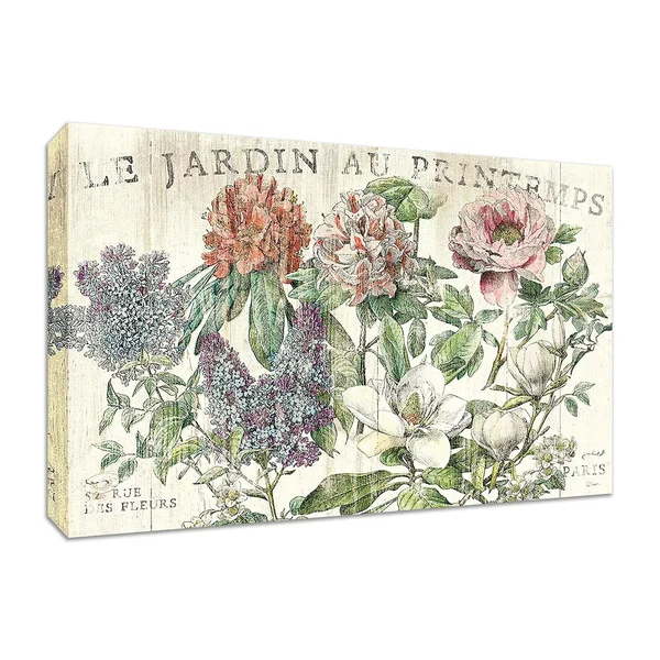 Le Jardin Printemps by Sue Schlabach, 57x22 x 38x22 Fine Art Giclee