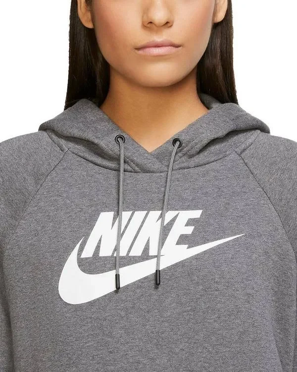 Nike Women's Sportswear Essential Hoodie (L - Grey Heather)