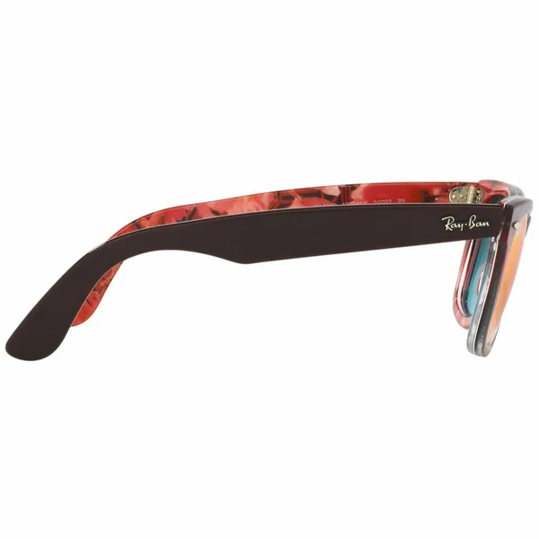 Ray-Ban Original Wayfarer Sunglasses - Pink on Brown Frame/Orange Gradient Lens