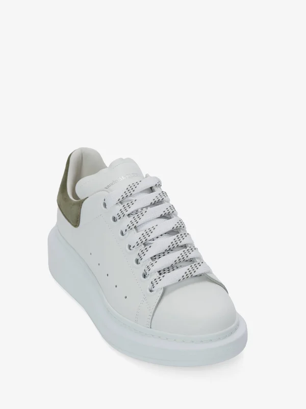 Alexander McQueen Green Oversized Sneaker - White - Low-top Sneakers