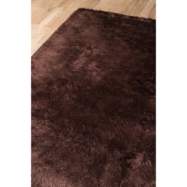 Momeni Luster Shag Carbon Rug - 4& Round