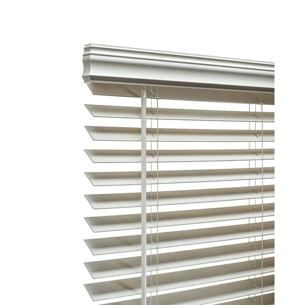 Porch & den Jex Smooth Snow White Fauxwood Cordless 2-Inch Blinds - 63X72