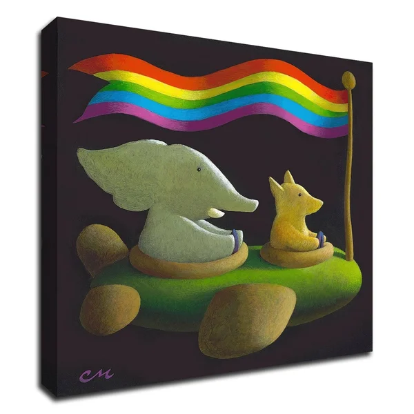 Tangletown Fine Art 30x22 x 30x22 Freedom by Chris Miles Print on Canvas