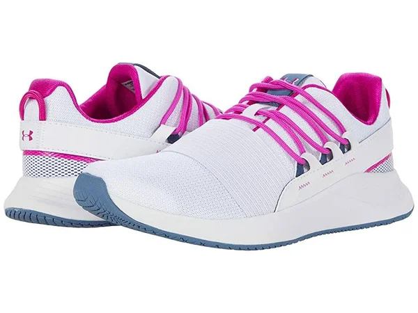 Under Armour Women's Charged Breathe Lace Sportstyle Shoes - White, 8