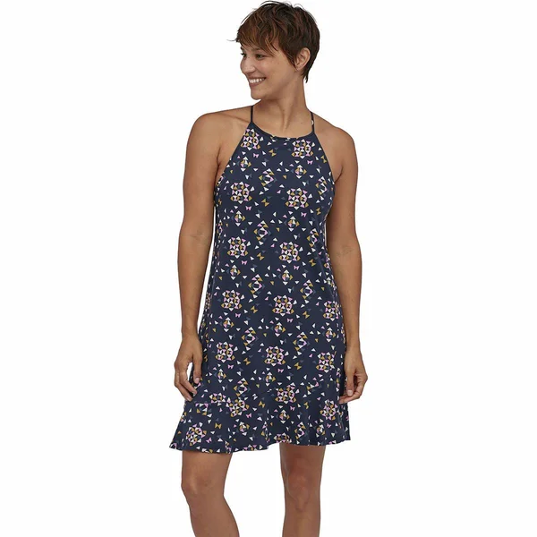 Patagonia Alpine Valley Dress - Women's Quilty/New Navy - XL