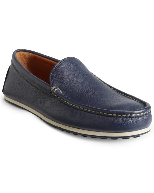 Allen Edmonds Turner Venetian Leather Loafer, 11.5, Blue