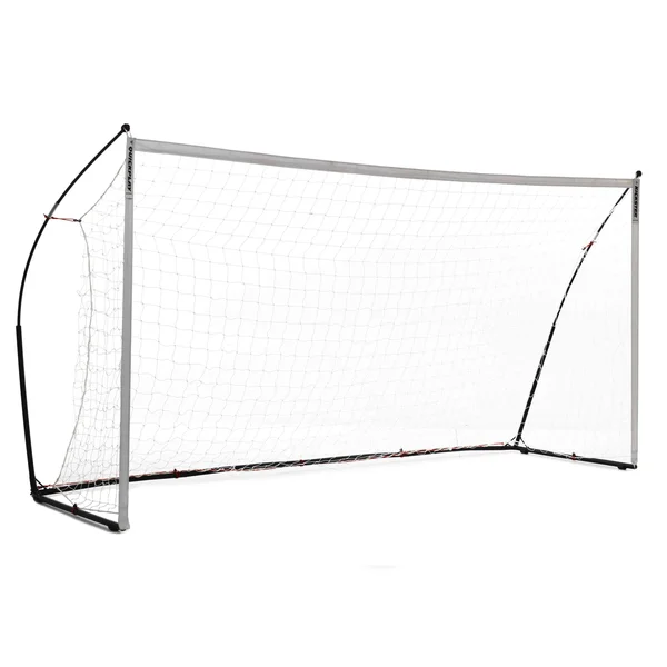 QUICKPLAY Kickster Elite Portable Soccer Goal with Integrated Weighted Base for Indoor & Outdoor Soccer [Single Goal]