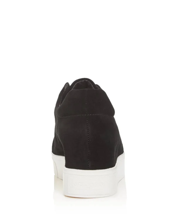 J/Slides Starr Suede Sneaker, Black, 8