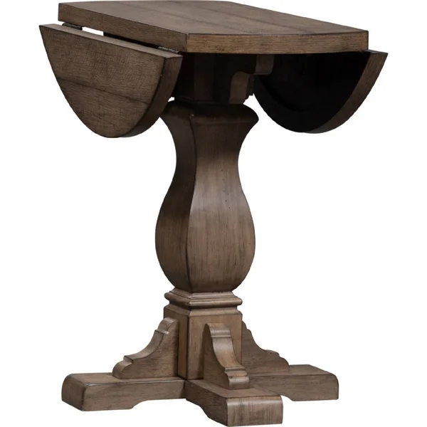 Liberty Furniture Industries Harvest Home Drop Leaf End Table - Brown