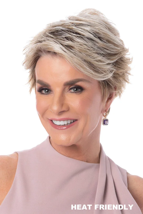Toni Brattin Inspiration Short Textured Wig - Size Regular, Light Grey