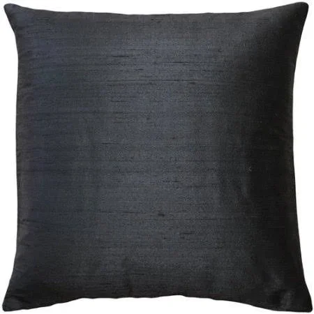 Pillow Decor Sankara Silk Throw Pillow - Black