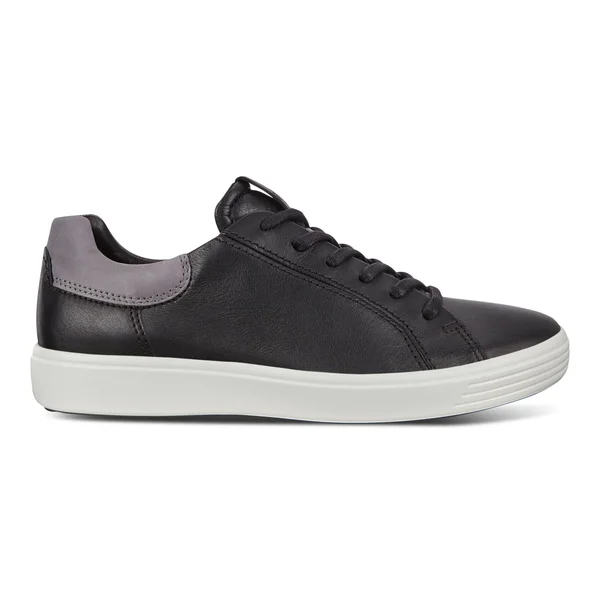 Ecco Men's Soft 7 Street Sneaker - Black/Titanium