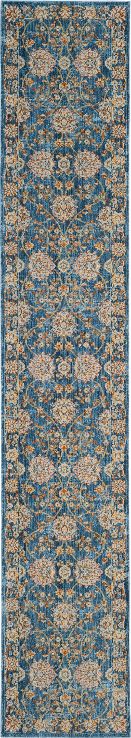 Vintage Persian Rug Turquoise Multi 3&x5& Safavieh