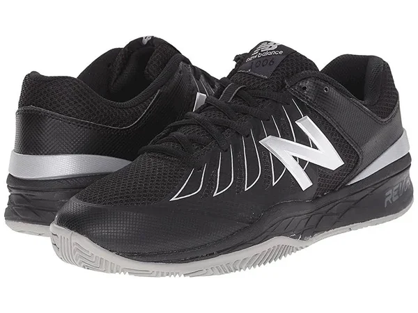 New Balance 1006 Men's Tennis Shoes - Black/Silver (Size 12.5)