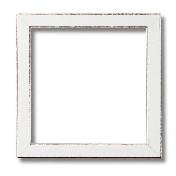 Ambassador White Beveled Edge Wood Frame - 15x22 x 18x22
