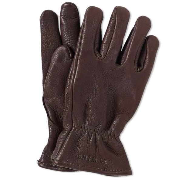 Red Wing Heritage Lined Leather Gloves - Nutmeg Buckskin