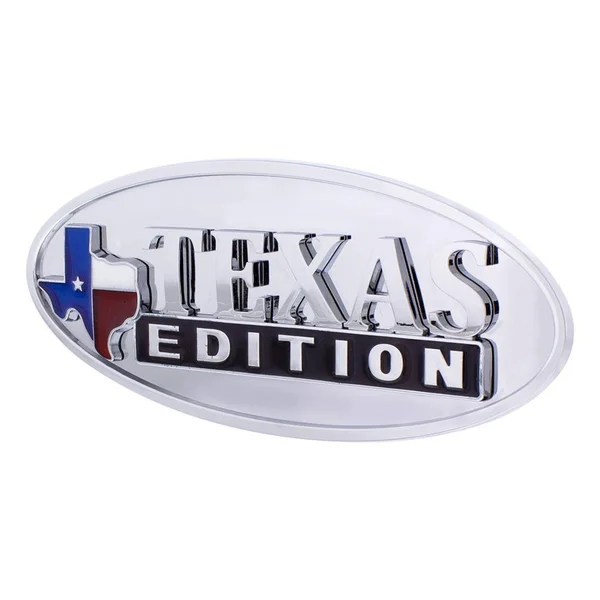 United Pacific 11017 Chrome Oval Emblem - Texas Edition