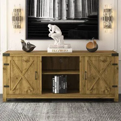 Areta TV Stand for TVs Up to 58x22 Gracie Oaks Color: Walnut