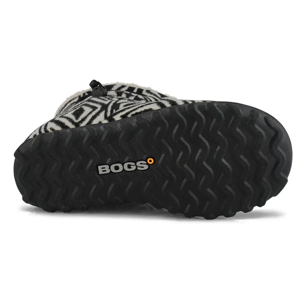 Bogs Women's B-Moc Mid Geo (6 Dark Gray Multi)