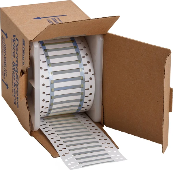 Brady PS-187-150-GY-S-2 Wire Marker - Wire Sleeve, PermaSleeve, Gray