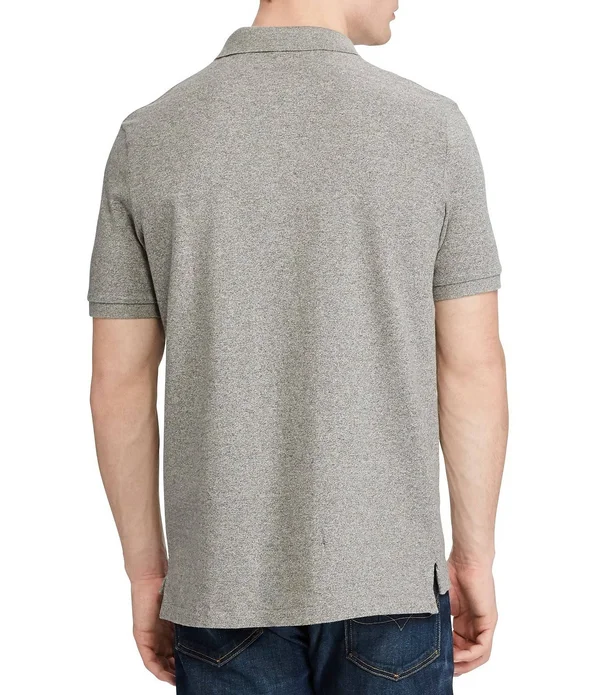 Polo Ralph Lauren Men's Classic Fit Mesh Polo - Jamaica Heather