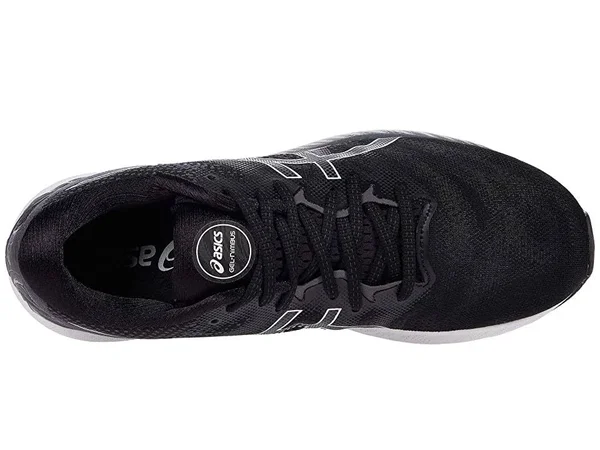 Asics Men's Nimbus 23 - Black - White - 9 - 2E