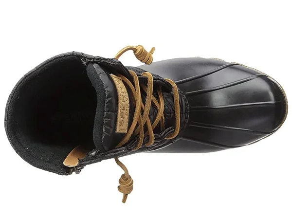 Sperry Top-Sider Women's Saltwater Boot Black 8.5