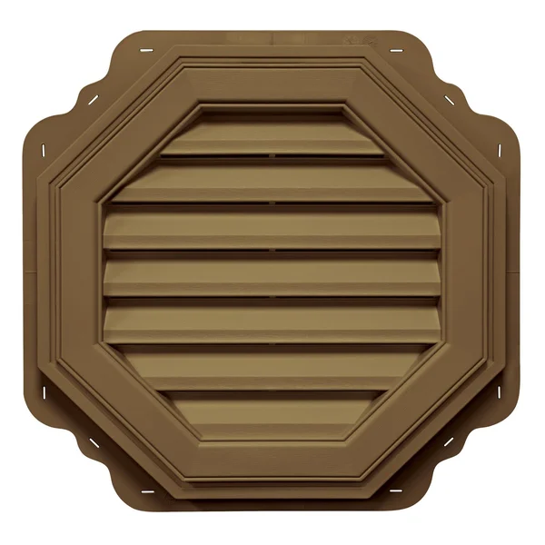 Mid America Octagon Vinyl Gable Vents - 22 inch - 374 Mocha by BuyMBS.com