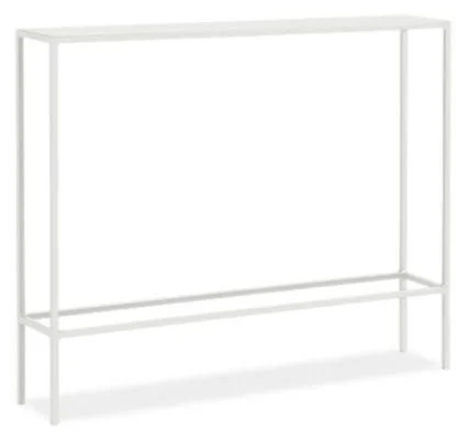 Room & Board - Modern Slim Console Table 7D 36W 29h in White