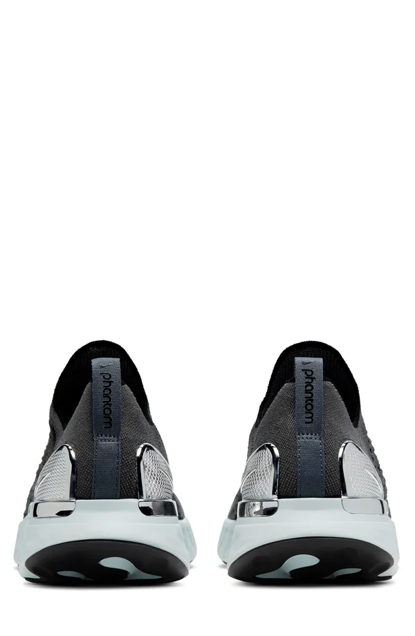 Nike Men's React Phantom Run Flyknit 2 Running Shoes CJ0277 - 11.5, Grey