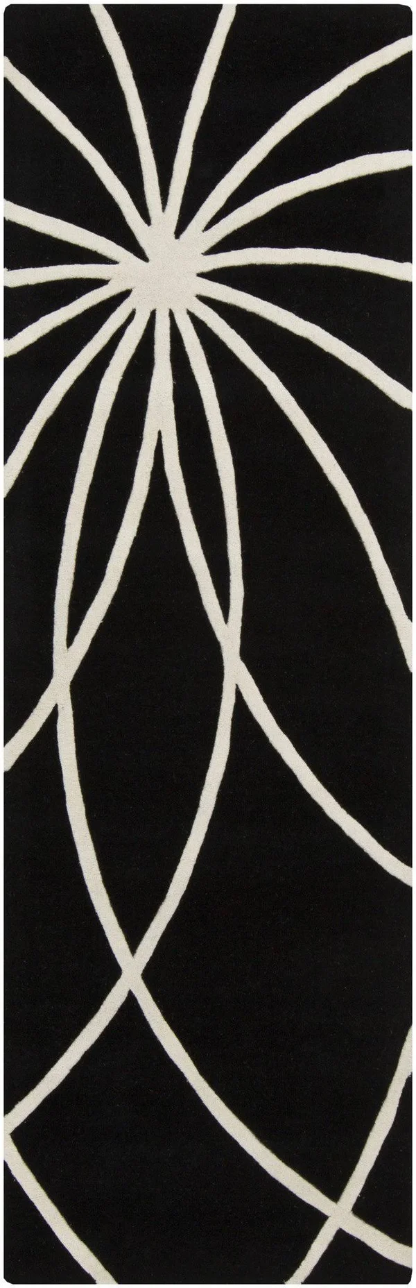 Surya Forum FM-7072 Black Area Rug - 6& Square