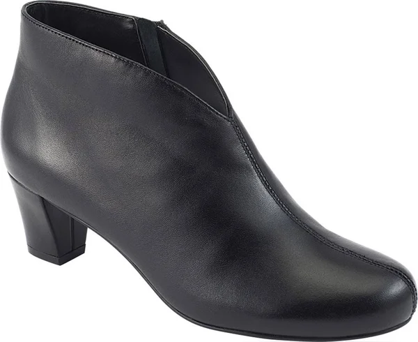 Women's David Tate Fame Ankle Bootie - Size: 12, Black