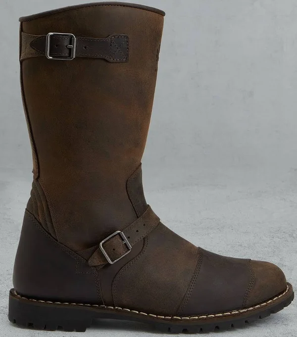 Belstaff Endurance Motorcycle Boots - Brown, Size 39