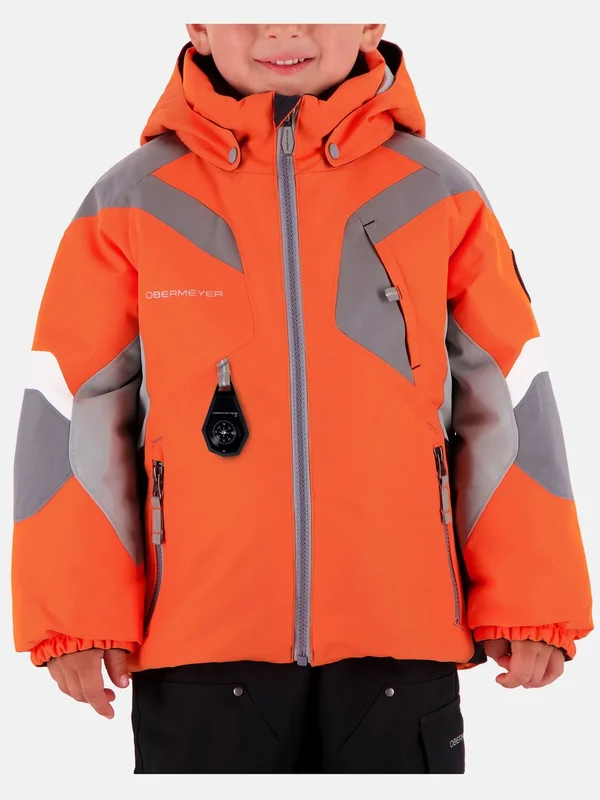 Obermeyer Boys Altair Jacket - Ober Orange, 5