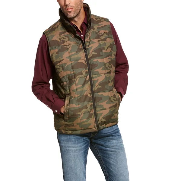Ariat Men's Crius Camouflage Insulated Concealed Carry Vest 10028370