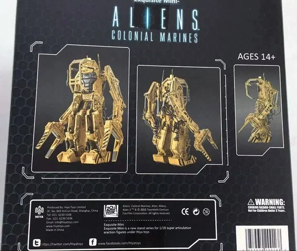 Hiya Toys Aliens Colonial Marines Powerloader Action Figure 1:18 Scale