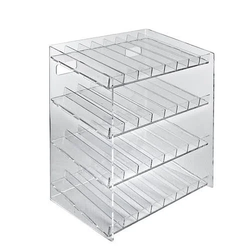 Azar Displays 222684 - 32 Compartment Cosmetic Display, 12x22W x 14.5x22H x 8.5x22D, CLR, 1 PC