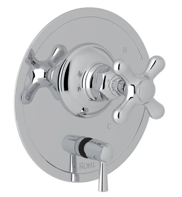Rohl Polished Nickel Verona Pressure Balance Trim with Diverter
