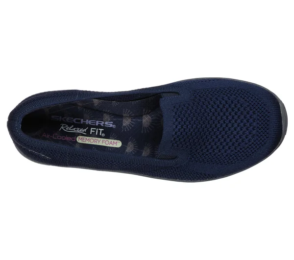 Skechers Women's Relaxed Fit Reggae Fest Enjoy Slip-On - Navy