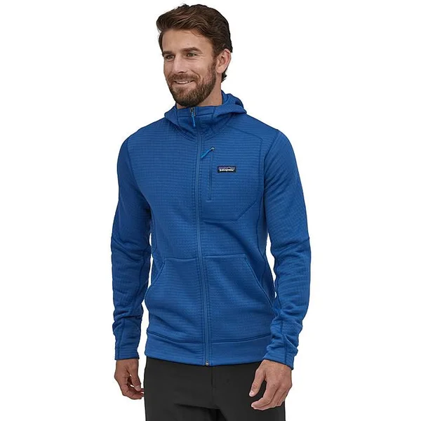 Patagonia Men's R1 Fleece Full-Zip Hoody - Superior Blue, XL