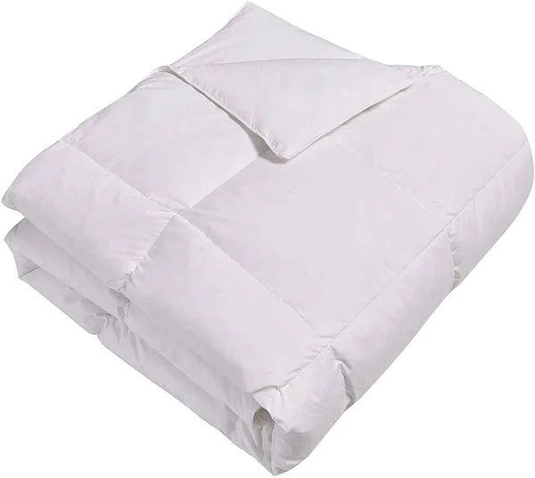 Kathy Ireland White Goose Feather and Goose Down Full/Queen Comforter