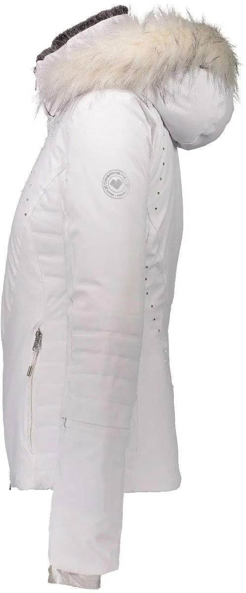 Obermeyer Ladies& Evanna Down Jacket 2019-2020, H Coral, 6