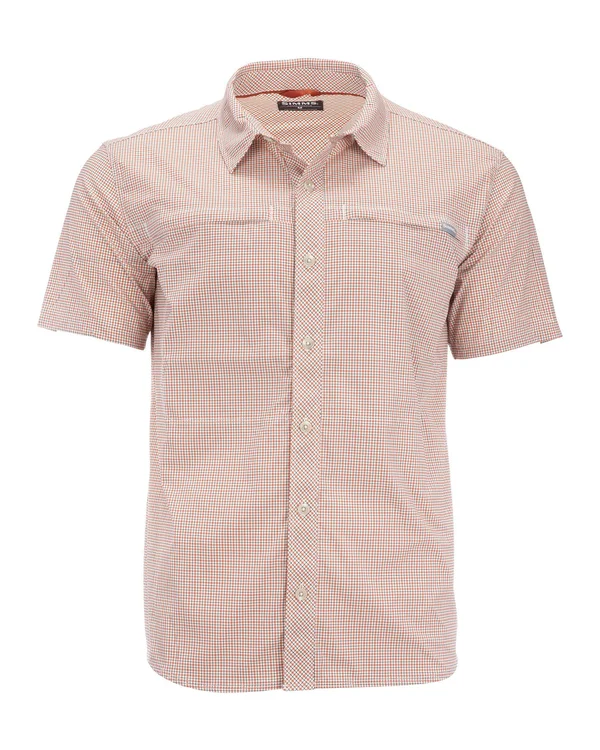 Simms Stone Cold SS Shirt Laguna Morada Plaid - M
