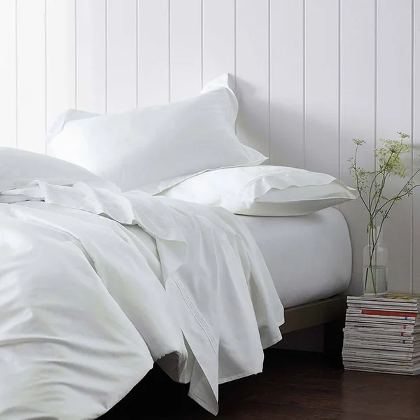 The Company Store Legends Hotel Silver Solid Egyptian Cotton Sateen Standard Sham